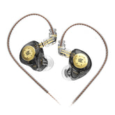 KZ EDX Pro Dual Magnetic Dynamic In-Ear Monitors – No Mic Black